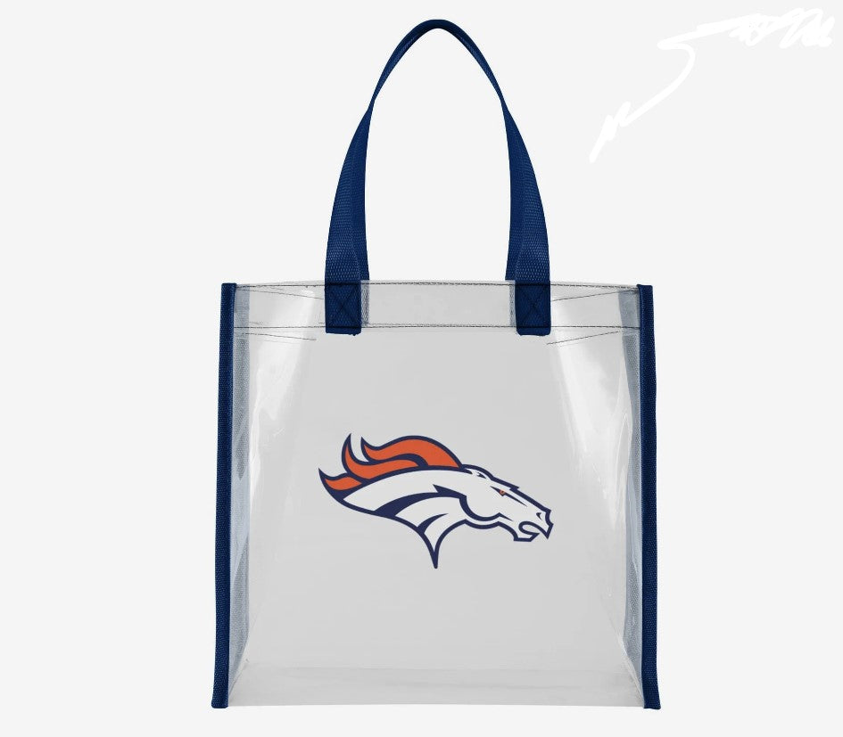 Tote Bag Clear Denver Broncos