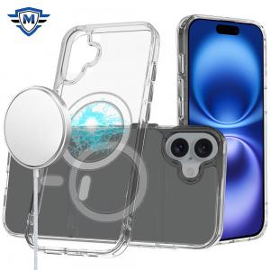GSA iPhone16+ MagSafe Thick transparent Case - Clear 6.7 screen