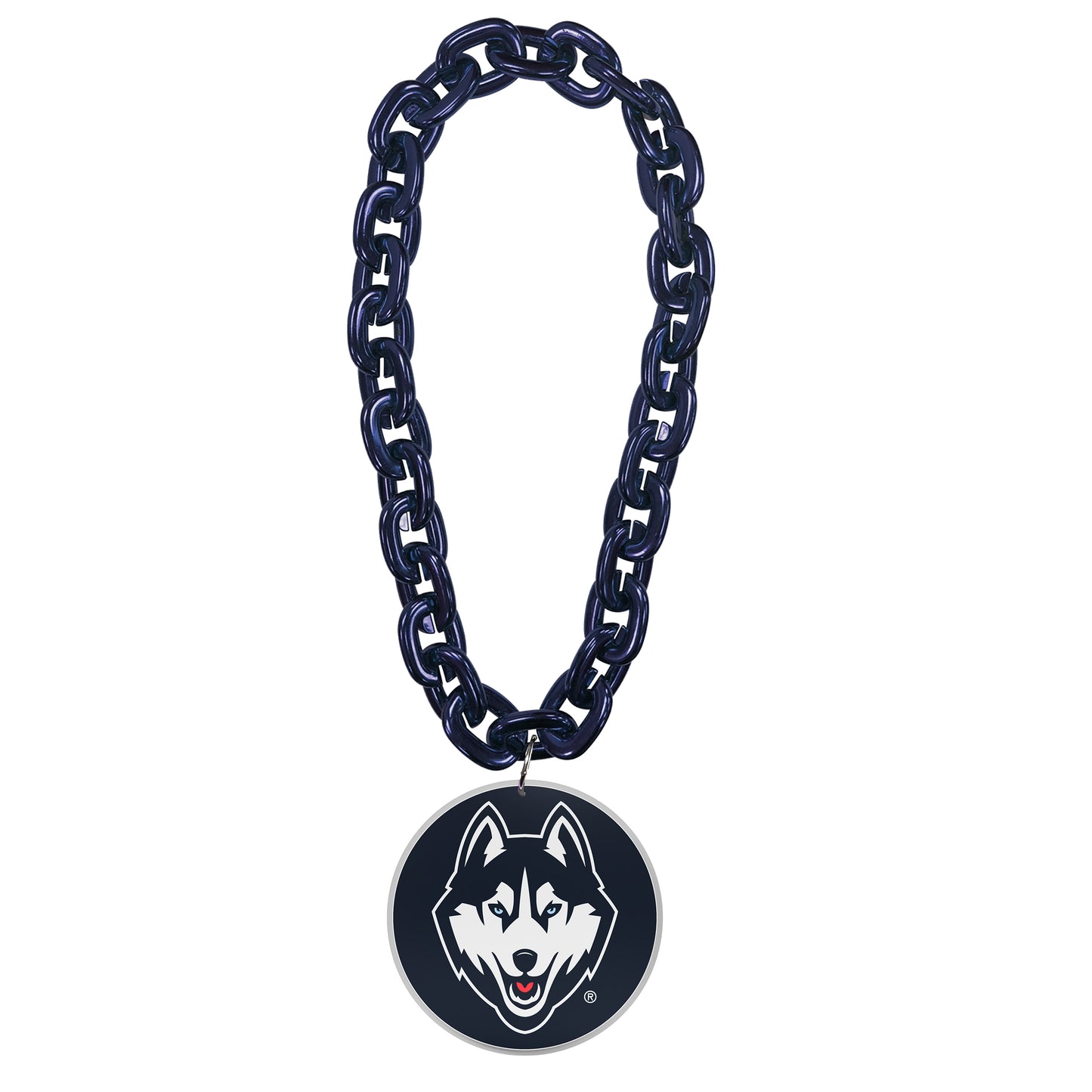 FanFave NCAA UConn Huskies 3D Fan Chain Blue Foam Magnet