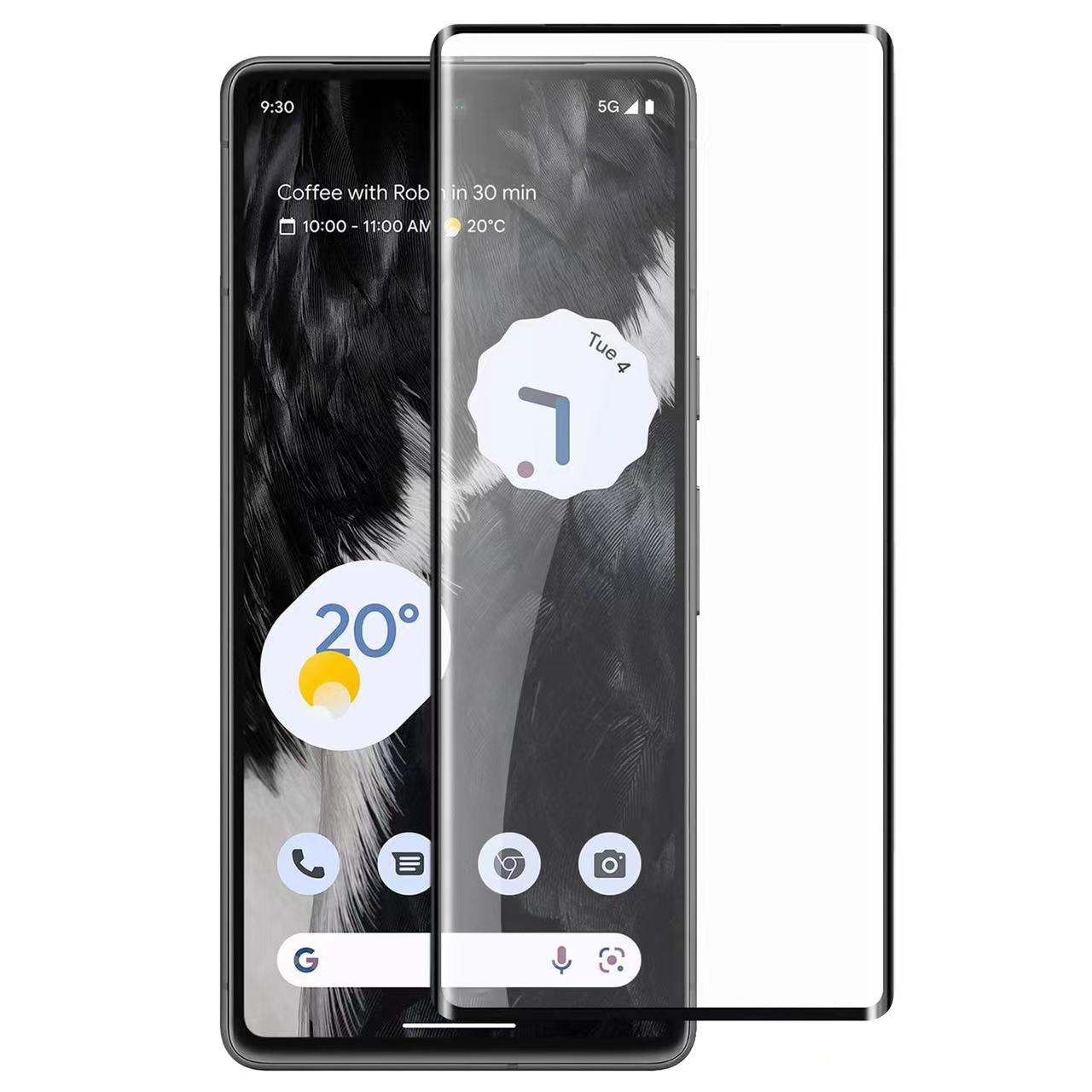 PIXEL7A tempered Glass Blk