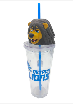 PGS NFL Mascot Lid 24 oz Sipper - Detroit Lions