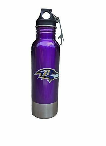 Boelter NFL Baltimore Ravens Insulated Stainless Steel Bottle Chillers 14oz