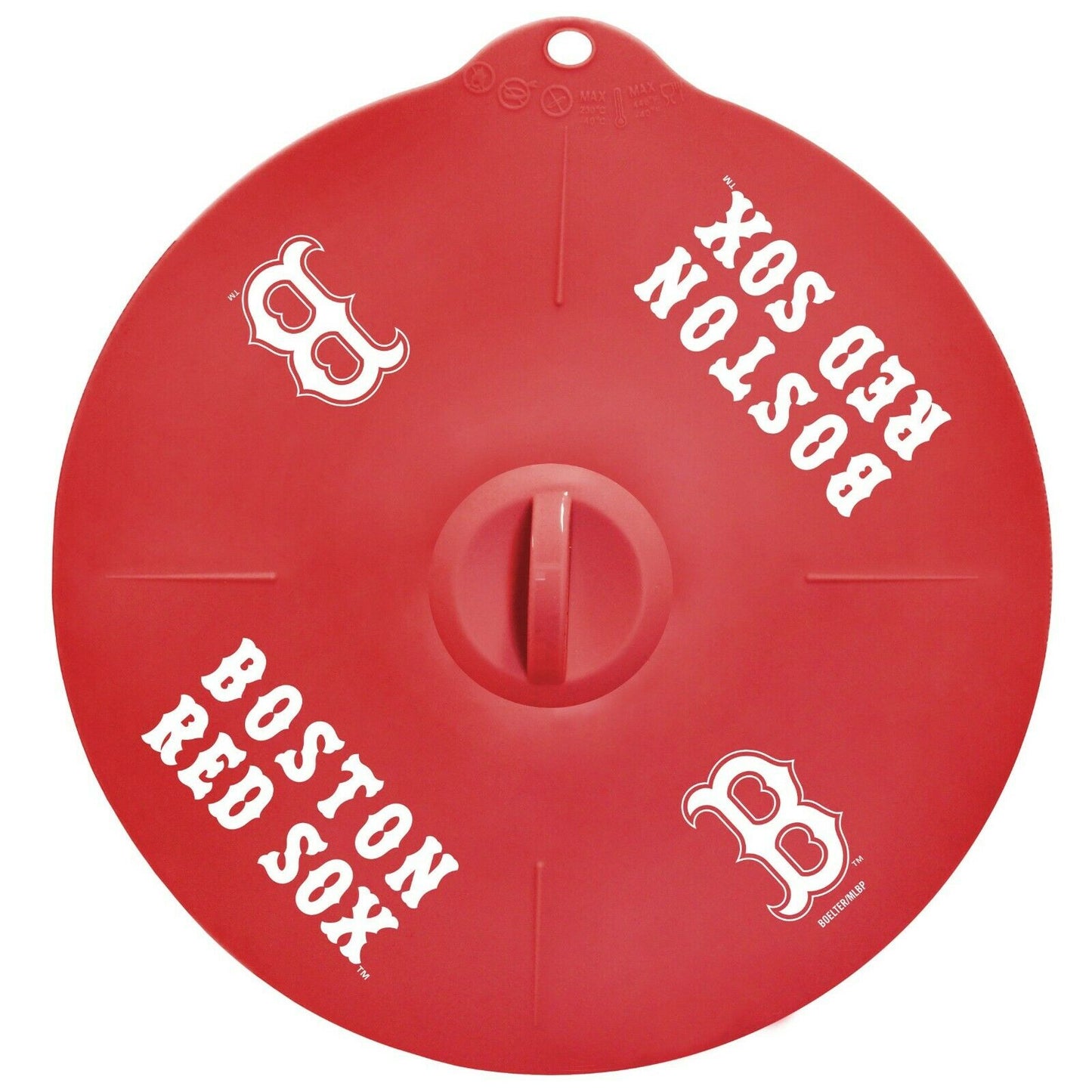 BB MLB Boston Red Sox Bowls and Pots 9" Silicone Lid Hot & Cold Pak of 2