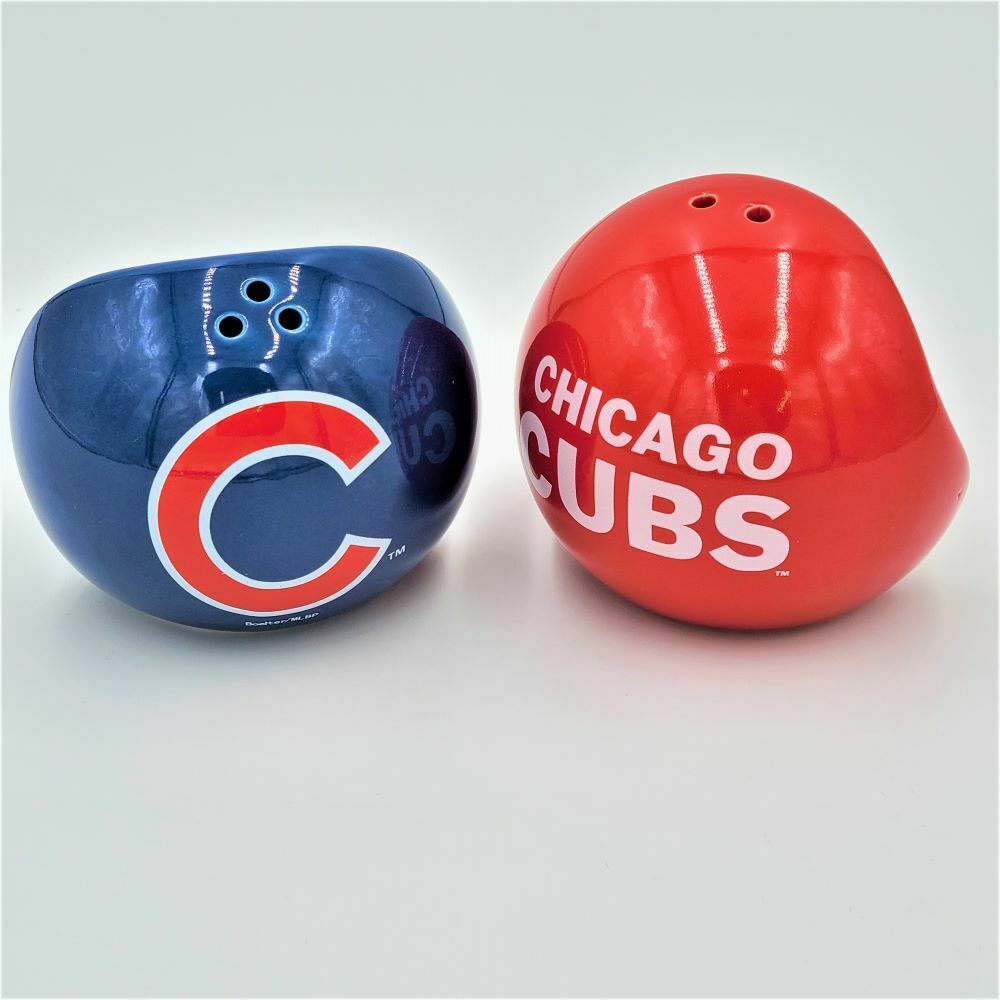 Boelter Brands MLB Chicago Cubs Home and Away Salt and Pepper Shakers