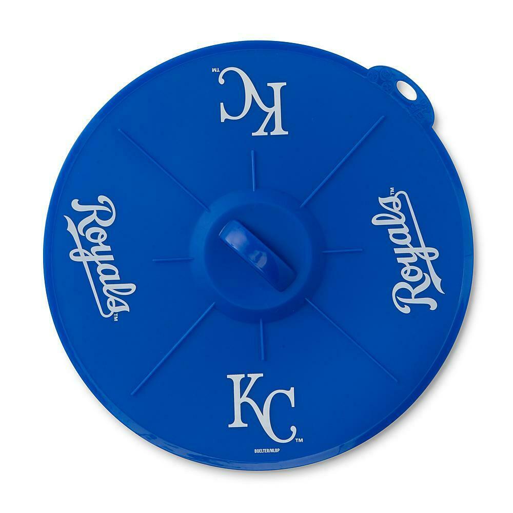 BB MLB Kansas City Royals 9" Silicone Lids for Pots & Bowls Hot/Cold 2 PACK