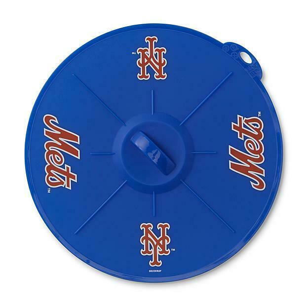 BB MLB New York Mets 9" Silicone Lids for Pots & Bowls Hot/Cold 2 PACK