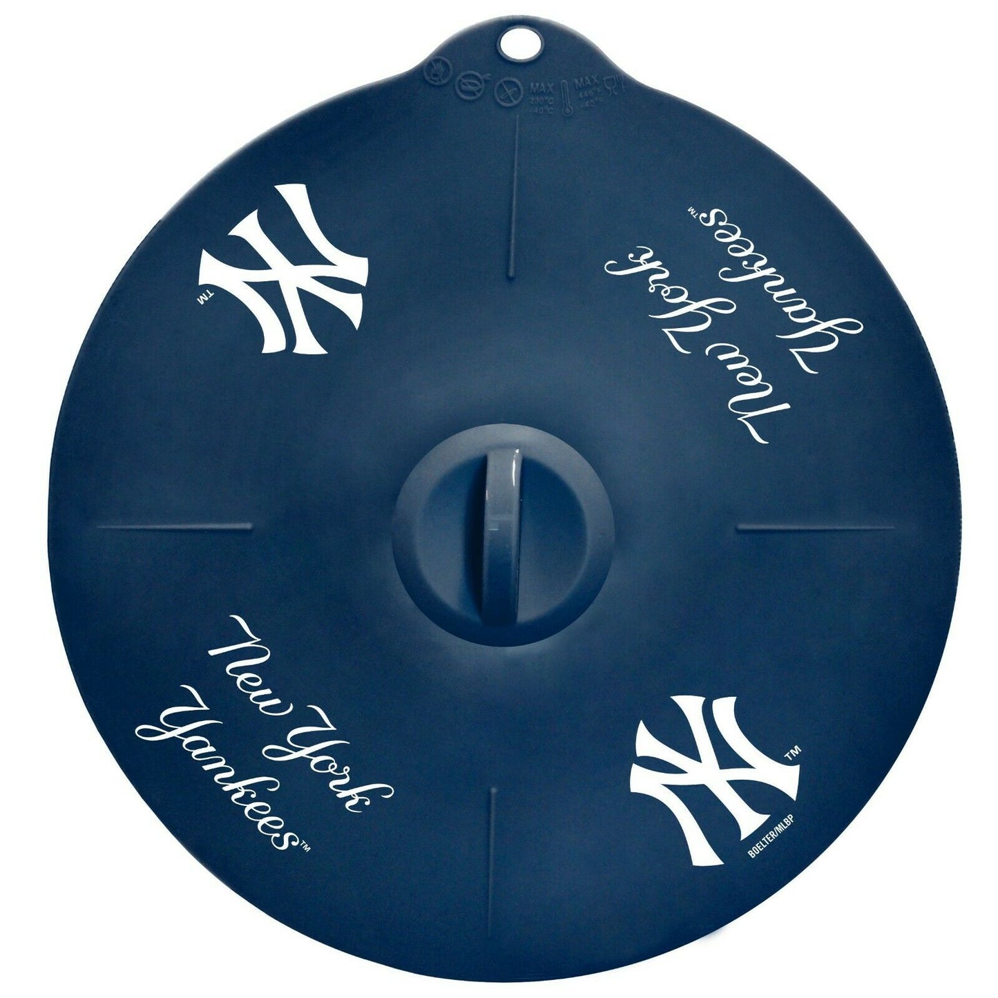 BB MLB New York Yankees Bowls and Pots 9" Silicone Lid Hot & Cold Pak of 2