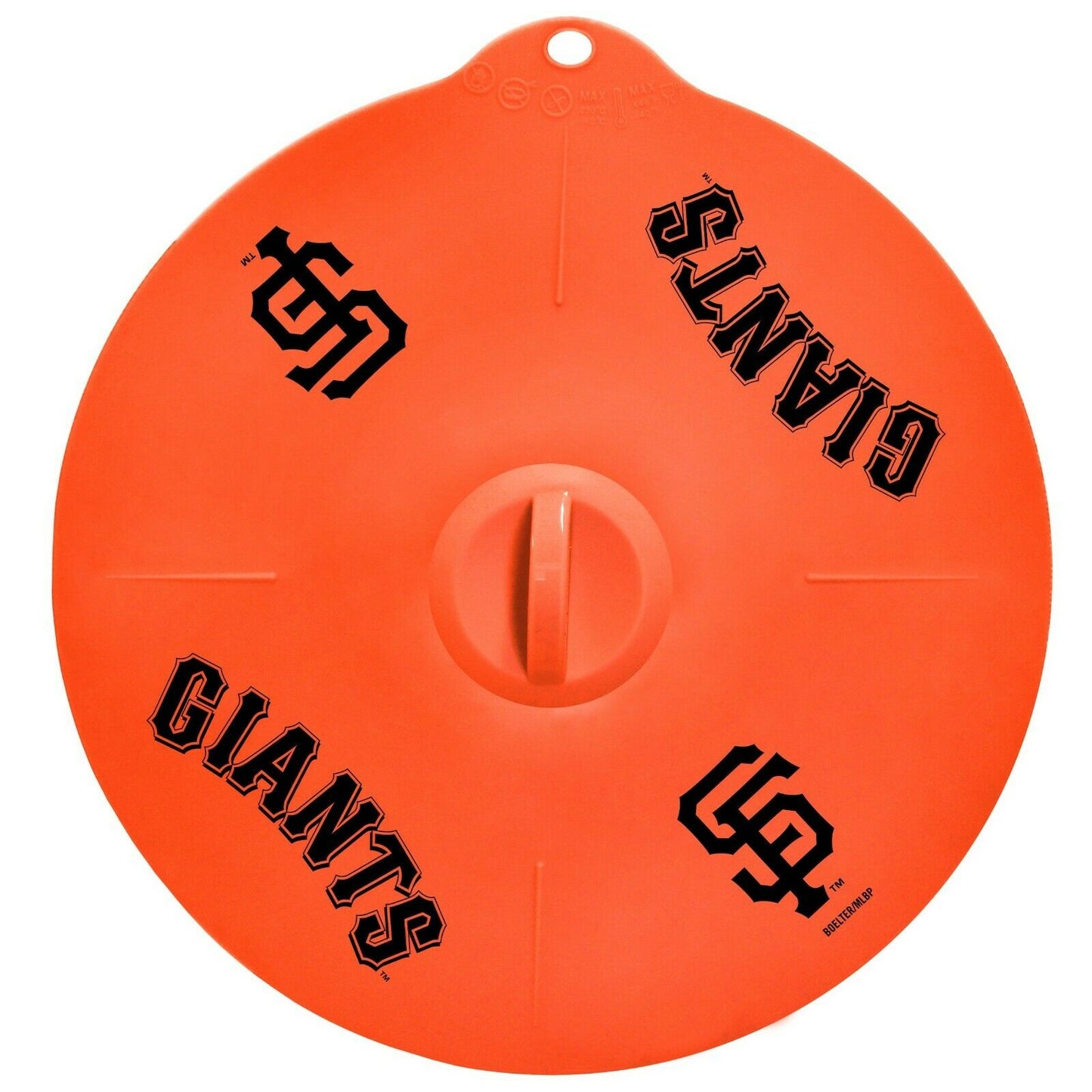 BB MLB San Francisco Giants 9" Silicone Lids for Pots & Bowls Hot/Cold 2 Lids