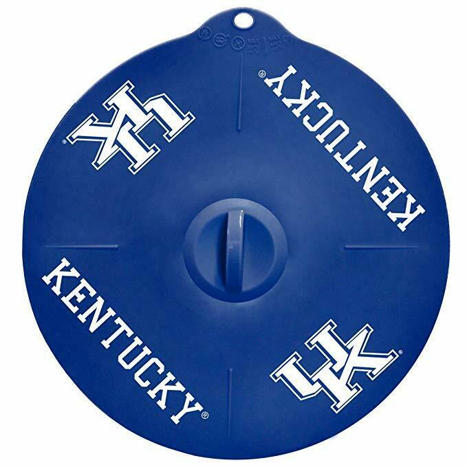 BB NCAA Licensed Kentucky Wildcats 9" Silicone Lids, Hot/Cold, 2 Pack