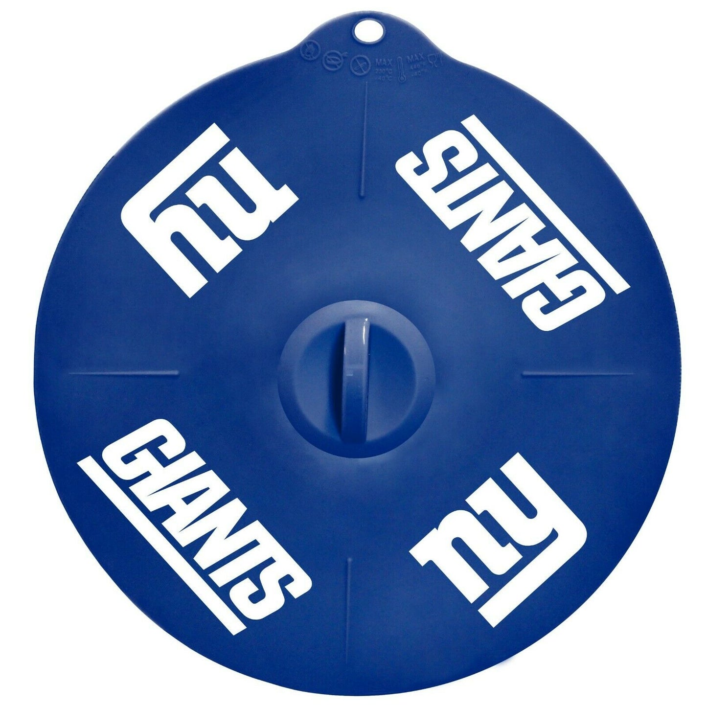 BB NFL New York Giants 9" Silicone Lids Fit Pots & Bowls, Hot/Cold 2 Lids