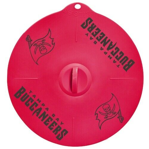 BB NFL Licensed Tampa Bay Buccaneers 9" Silicone Lids For Pots/Bowls, 2 Pack