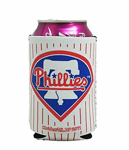 NWC MLB Philadelphia Phillies Pin Stripes Can Kaddie - Set of 2