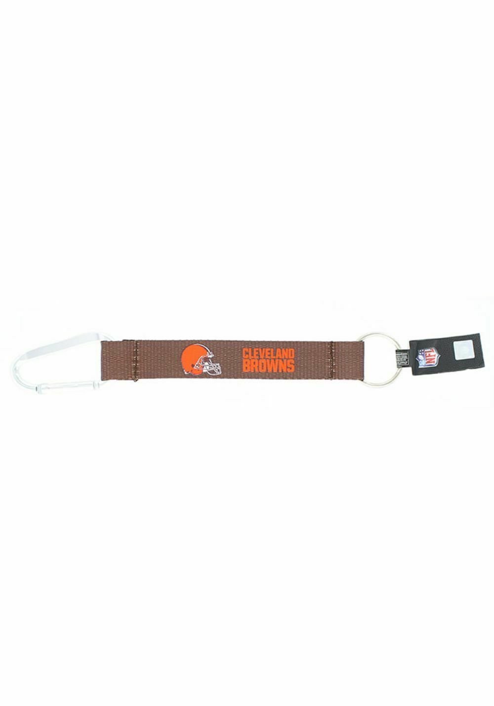 Aminco NFL Officially Licensed Cleveland Browns Carabiner Lanyard Keychain