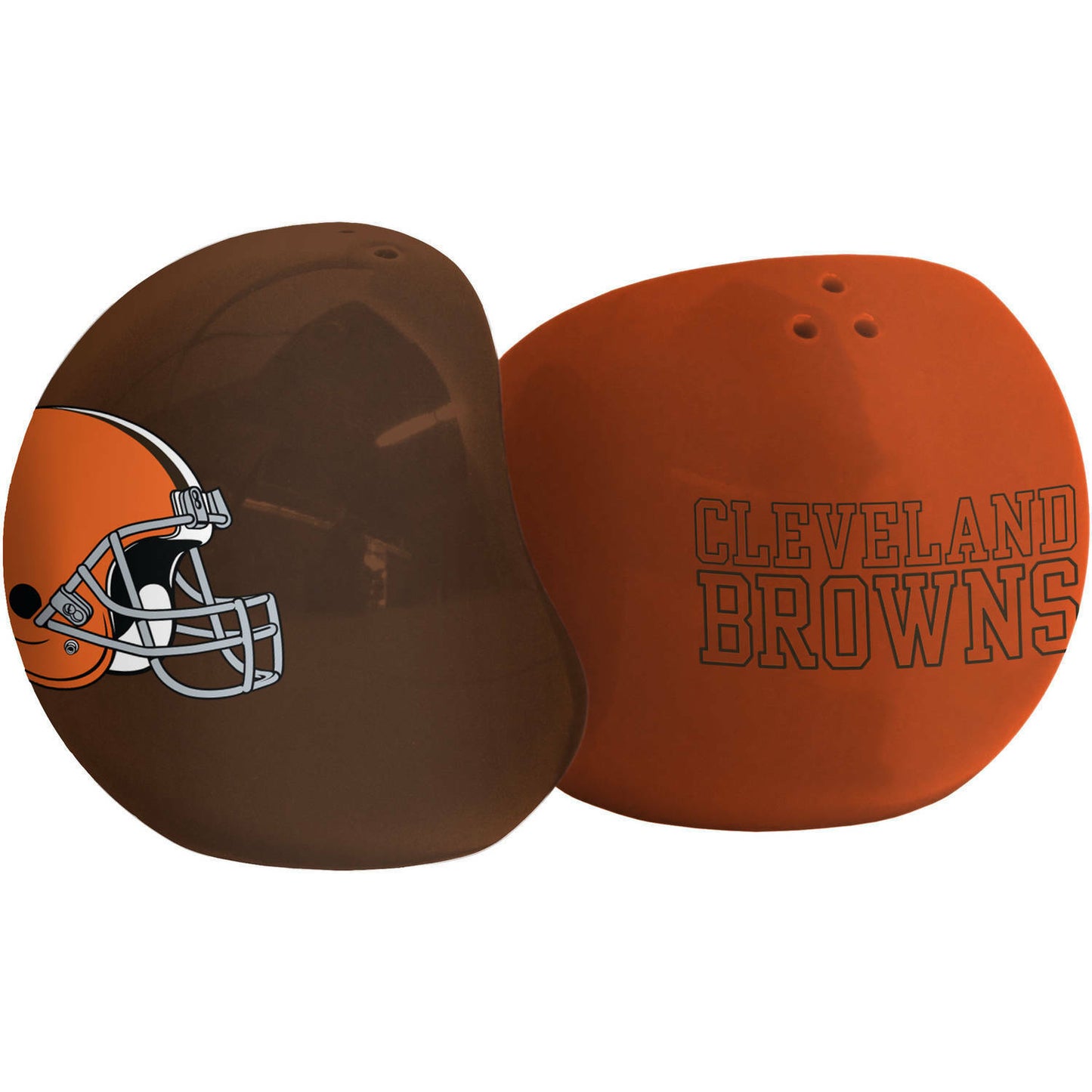 BB Licensed NFL Cleveland Browns Home and Away Salt and Pepper Shakers