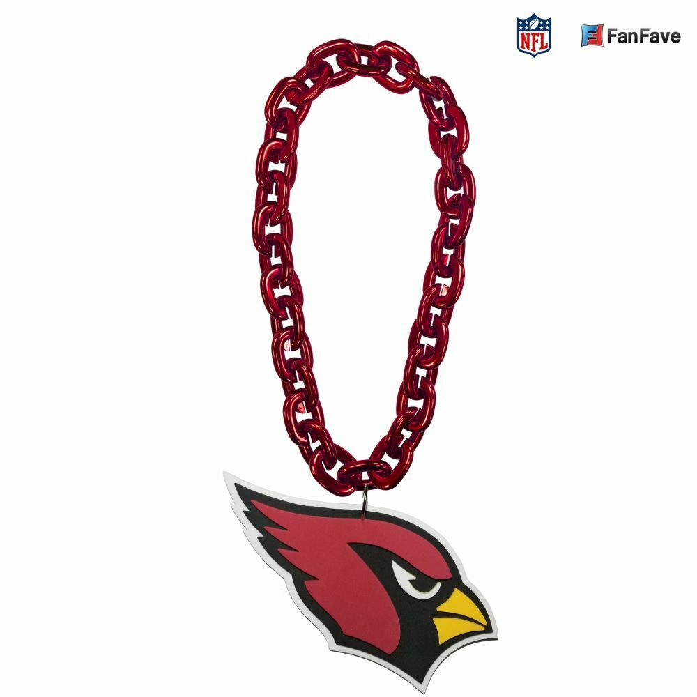 Aminco NFL Licensed Arizona Cardinals 3D Foam Fan Chain Red