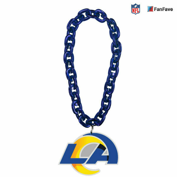 Aminco NFL Los Angeles Rams 3D Fan Chain Magnet Blue Chain