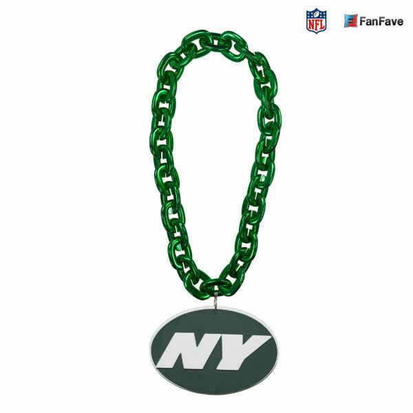 Aminco NFL Licensed New York Jets 3D Fan Chain Magnet Green Chain