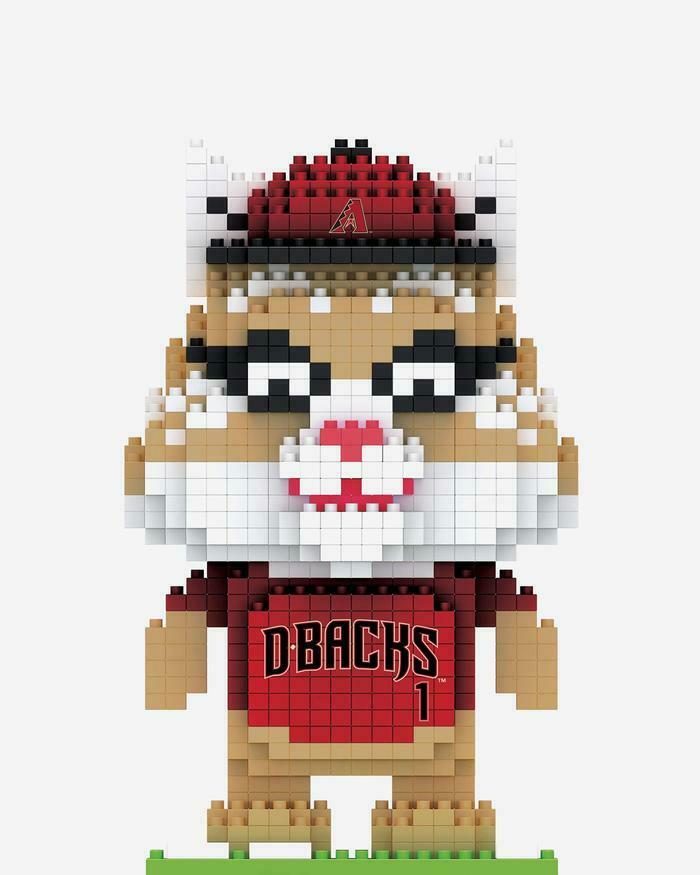 FOCO MLB Arizona Diamondbacks Baxter The Bobcat Team Mascot 3-D Toy