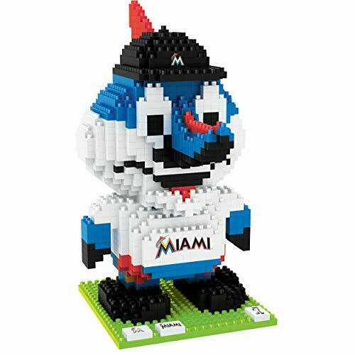 FOCO BRXLZ MLB Miami Marlins Billy Team Mascot 3-D Construction Toy