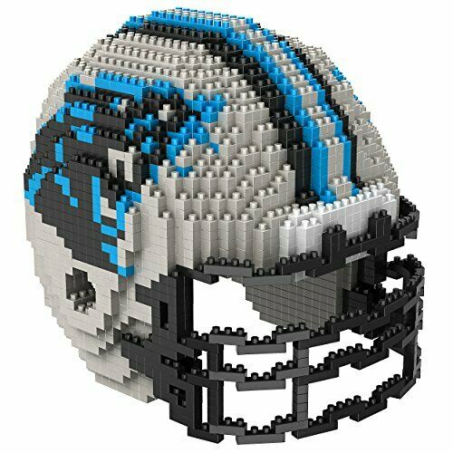 FOCO BRXLZ NFL Carolina Panthers Football Helmet 3-D Construction Toy