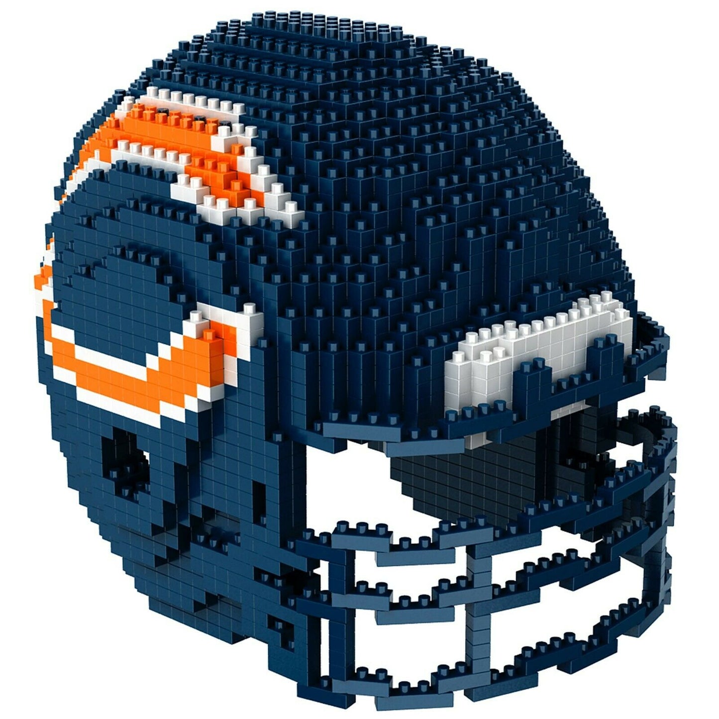 FOCO BRXLZ NFL Chicago Bears Football Helmet 3-D Construction Toy