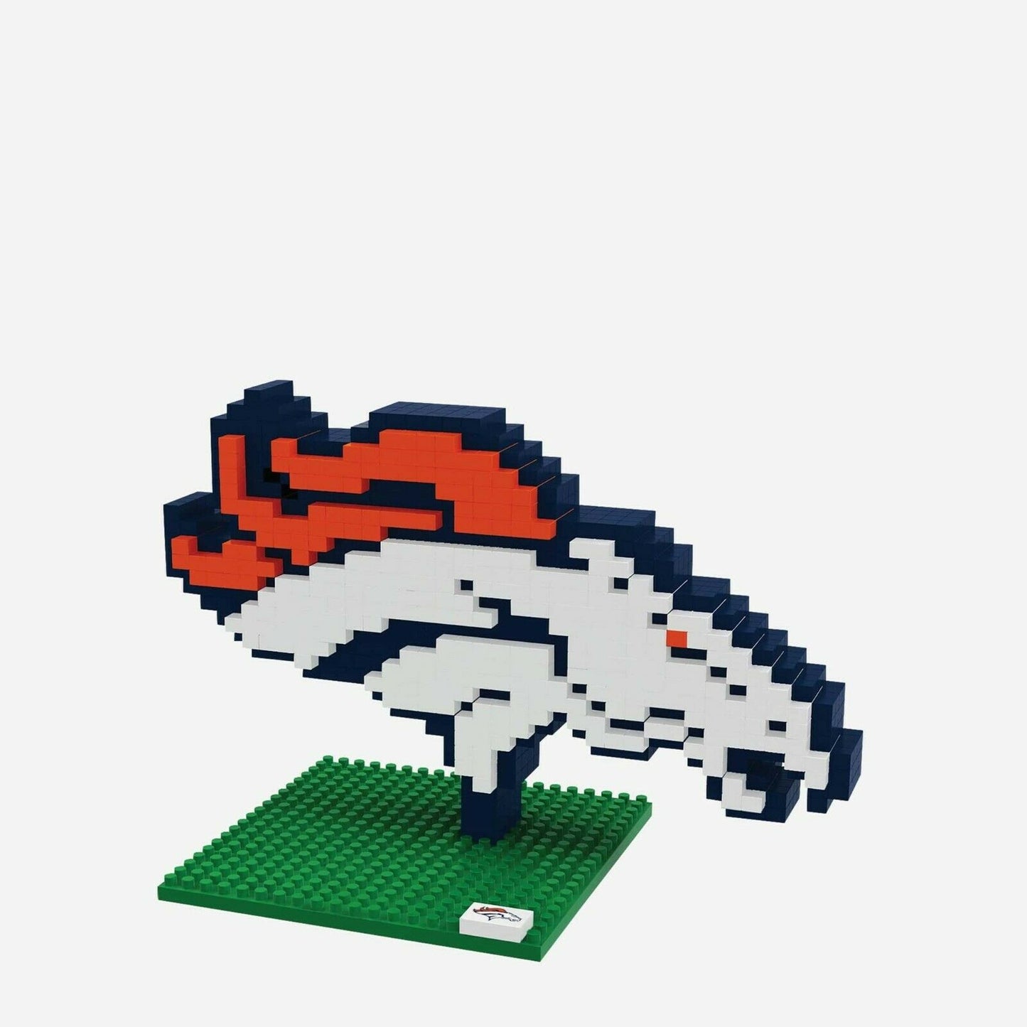 FOCO BRXLZ NFL Denver Broncos Team Logo 3-D Construction Toy