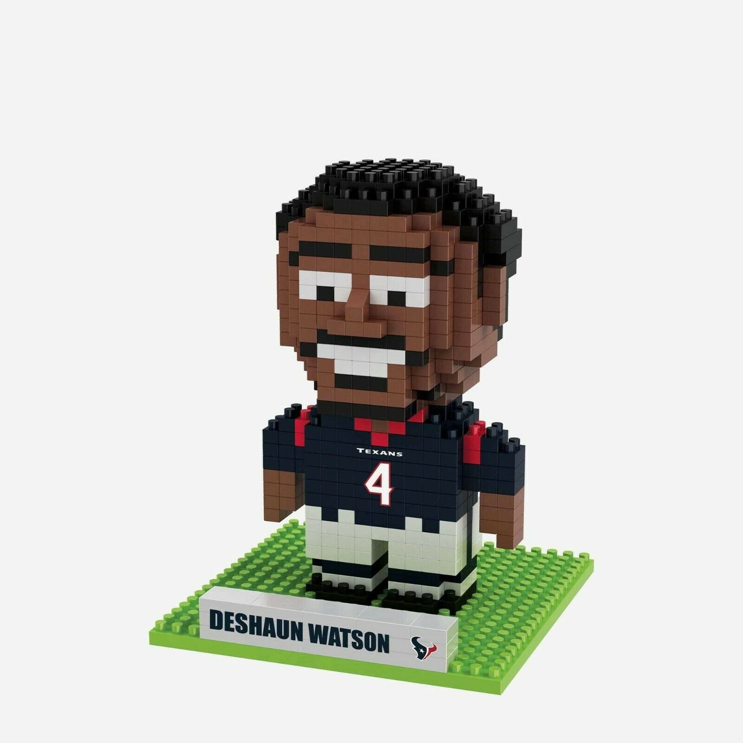 FOCO BRXLZ NFL Licensed Houston Texans #4 Deshaun Watson 3-D Construction Toy