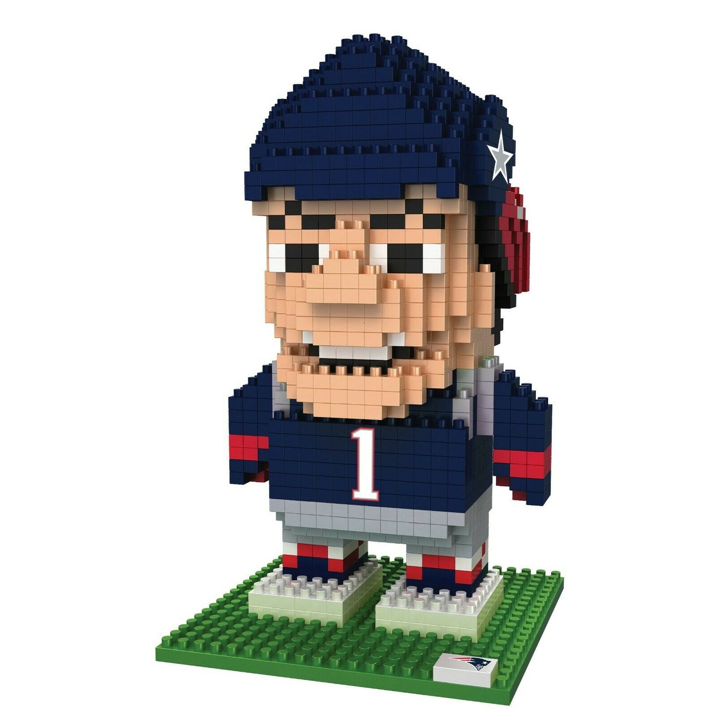 FOCO BRXLZ NFL New England Patriots Team Mascot 3-D Construction Toy