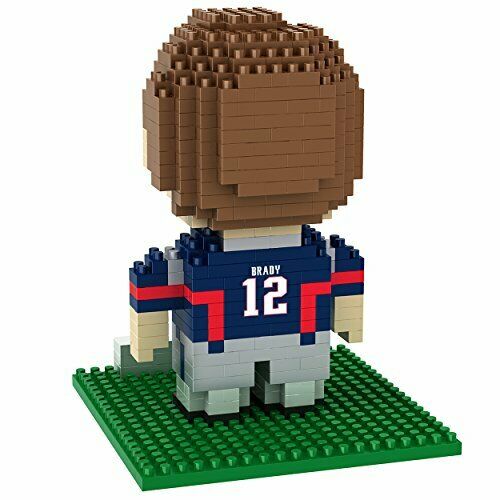 FOCO BRXLZ NFL New England Patriots Player #12 Tom Brady 3-D Construction Toy