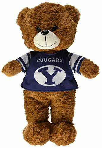 FOCO NCAA Licensed BYU Cougars Large Fuzzy Uniform Bear Edition
