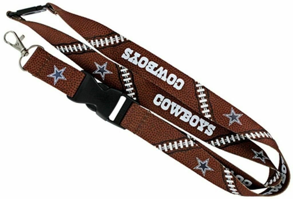 Aminco NFL Officially Licensed Dallas Cowboys Football Lanyard