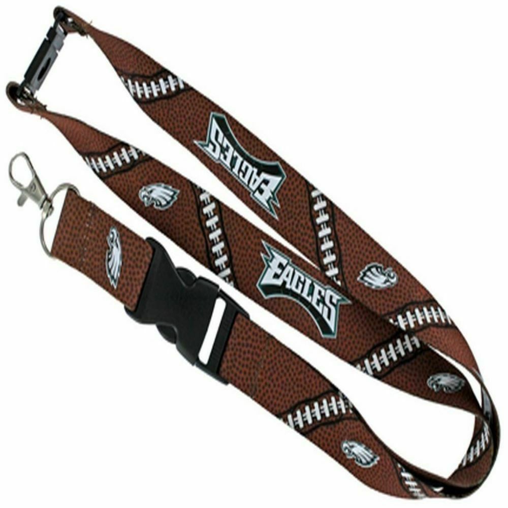 Aminco NFL Officially Licensed Philadelphia Eagles Football Lanyard