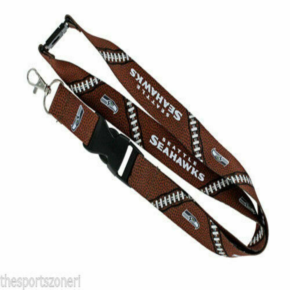 Aminco NFL Officially Licensed Seattle Seahawks Football Lanyard