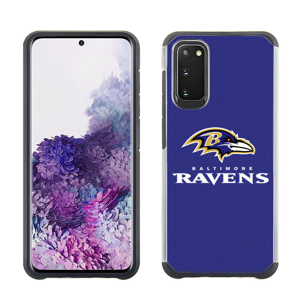 PBG NFL Baltimore Ravens Textured Case for Samsung Galaxy S20
