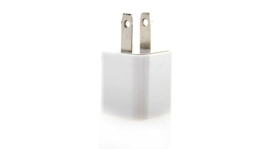 TRAVEL CHARGER USB BRICK 1A - White