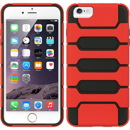 GSA Honeycomb Case for iPhone 6 Plus, 6S Plus Black/Red