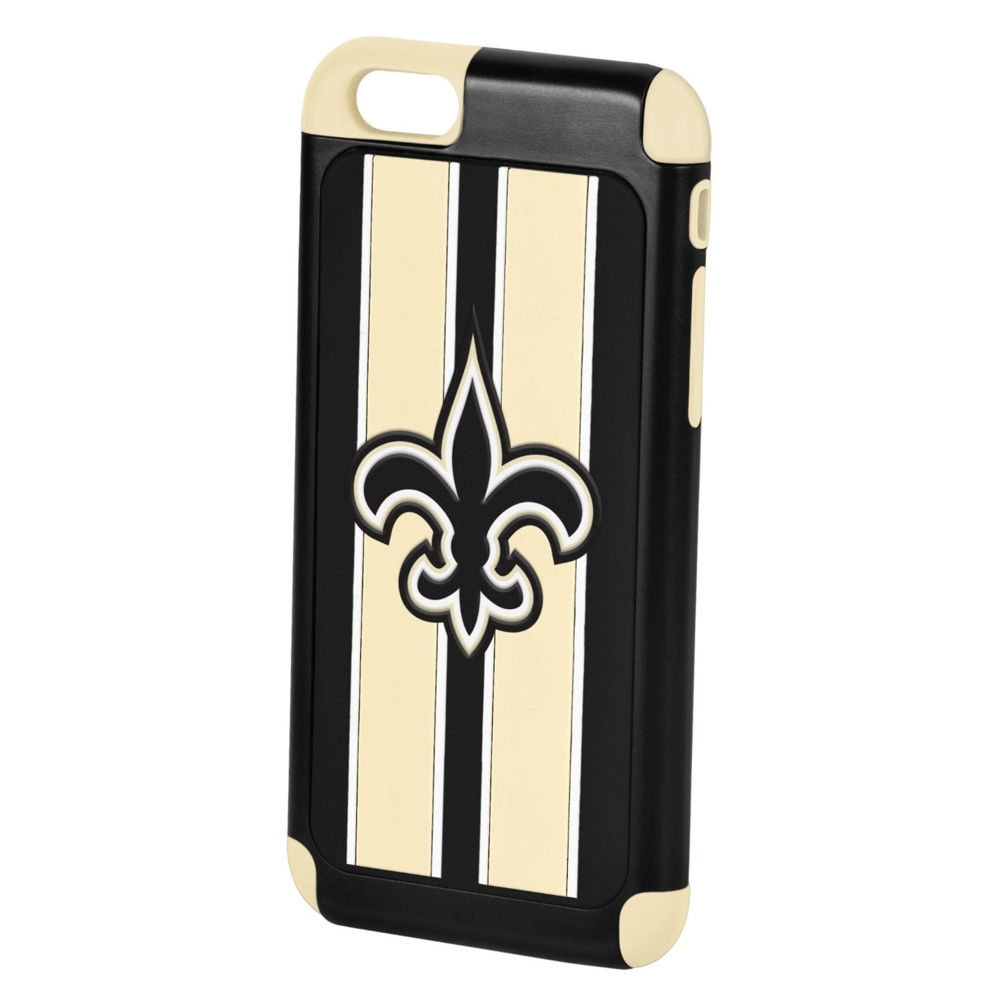 FOCO NFL New Orleans Saints Stripe Series Hybrid Case For iPhone 6 & 6s (4.7")