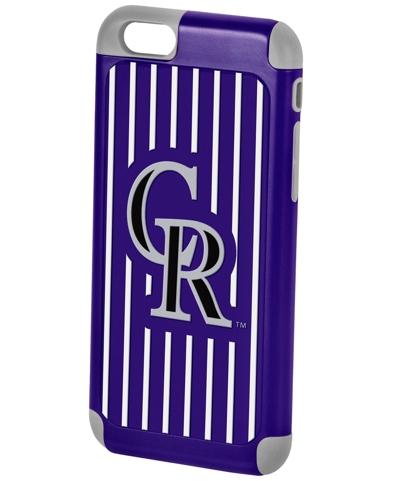 FOCO MLB Licensed Colorado Rockies Dual Hybrid Case For iPhone 6 and 6s (4.7")