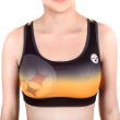 FOCO NFL Pittsburgh Steelers Gradient Sports Bra - Extra Small