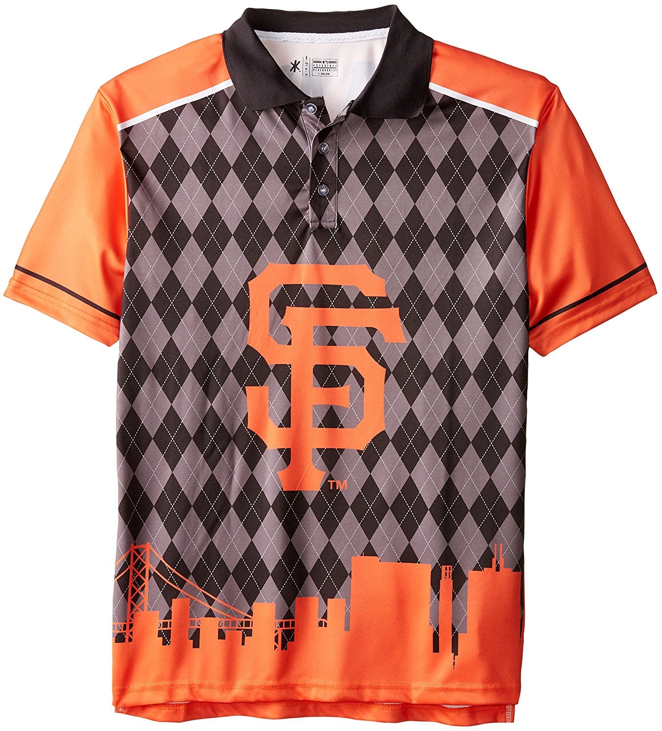 FOCO MLB Men's Short Sleeve Polo Shirt - San Francisco Giants - Medium