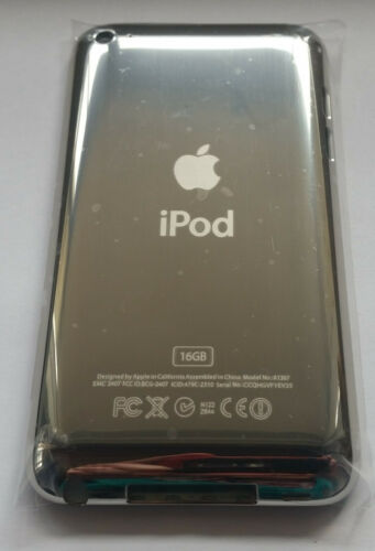 GSA Metal Backplate Cover Frame For iPod Touch 4th gen 32 GB Silver