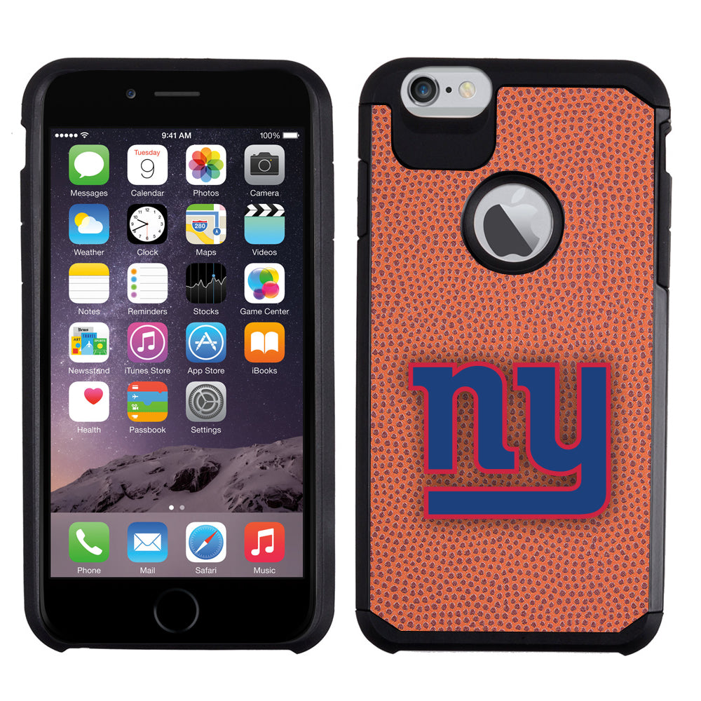 GW NFL New York Giants Pebble Grain Case for iPhone 6 Plus, 6s Plus (5.5")