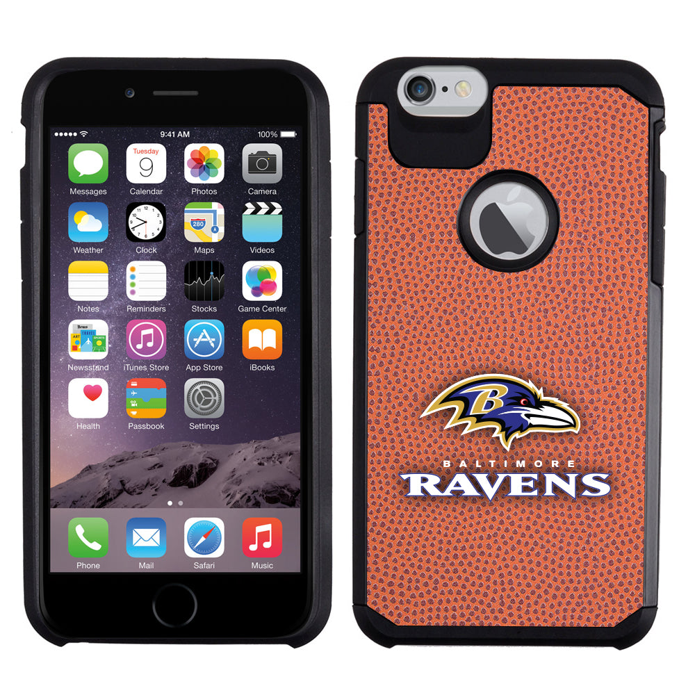 GW NFL Baltimore Ravens Pebble Grain Case for iPhone 6 Plus, 6s Plus (5.5")