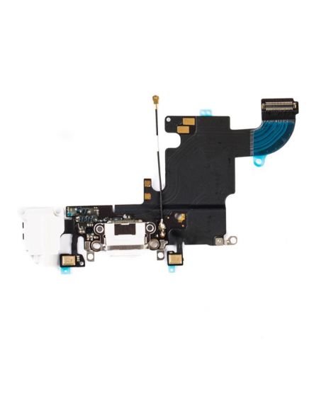 GSA Charging Port & Headphone Jack Flex Cable For iPhone 6S White