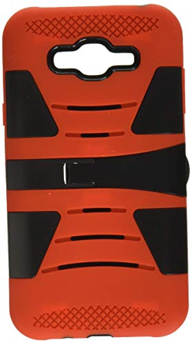 GSA Hybrid Kickstand Case For Samsung Galaxy J7 (2015),J700 - Black/Red