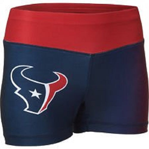 FOCO NFL Licensed Houston Texans Gradient Print Bootie Shorts - Extra Large