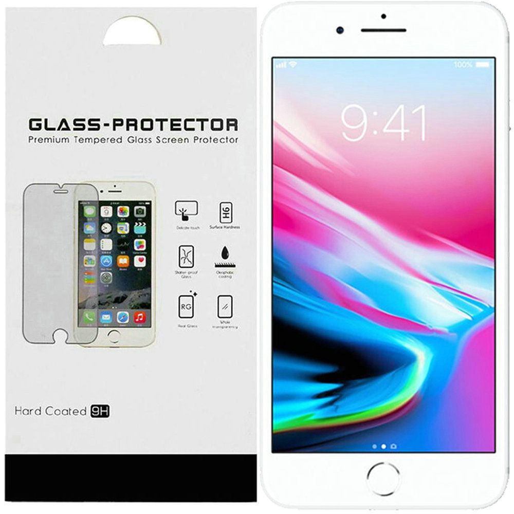 GSA Tempered Glass Screen Protector For iPhone SE (2022-20)/8/7 - Clear