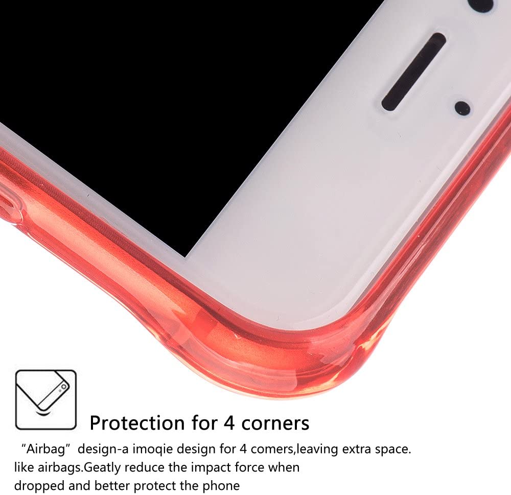 GSA Crystal Atom Candy Case For iPhone 8 Plus/7 Plus - Red