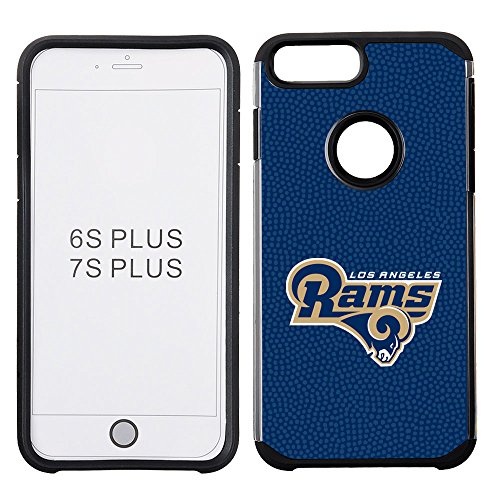 PBG NFL Los Angeles Rams Pebble Grain Case For iPhone 8 Plus, 7 Plus & 6S Plus (5.5")