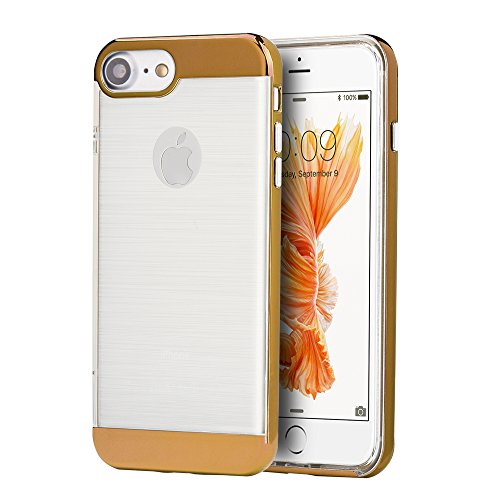GSA Flexsilk Hybrid Case For iPhone SE (2022-20), 8, 7 & 6S(4.7") - Gold